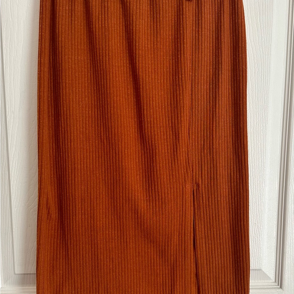 June & Hudson women’s Pencil Skirt Size Small Brown - Picture 2 of 6